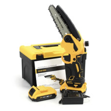 Переваги акумуляторної ланцюгової пилки Instrumentop DCM160N 24V 4Ah